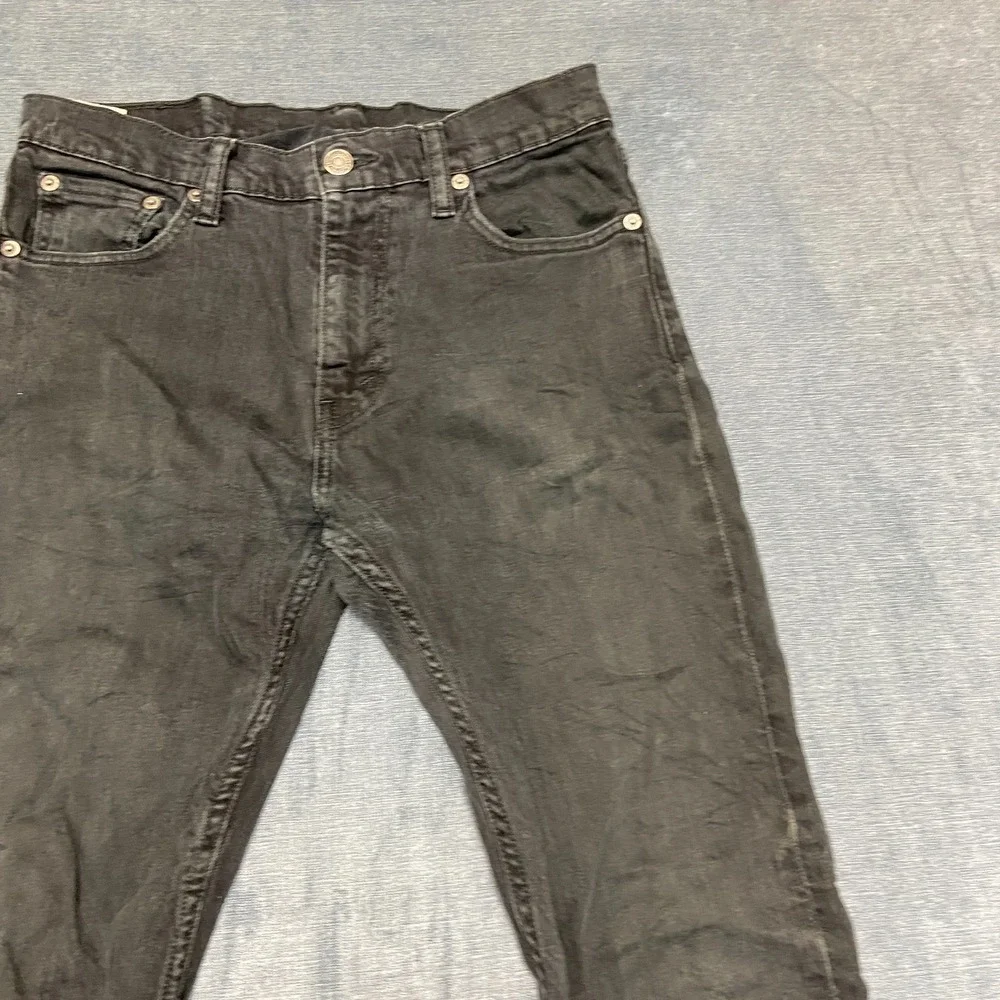 Levi's Jeans Mens 30x30 Black Denim Slim Fit Skinny Leg Streetwear Dark Wash